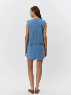 SOFIE SCHNOOR ALBERTINESW S252186 Dress Denim Blue