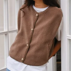 SOFIE SCHNOOR s251306 Cailinsw Vest Light brown