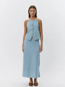 SOFIE SCHNOOR Seliasw Skirt Light Blue