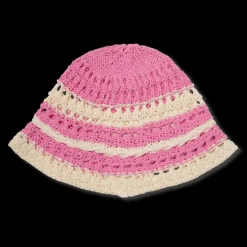 SUI AVA Bohemian Stripe Hat Pink