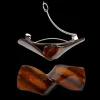 SUI AVA Classic Knot Clip Golden Brown