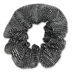 SUI AVA Dancing Scrunchie Crystal White