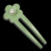 SUI AVA Eva Flower Pearly Clip Green