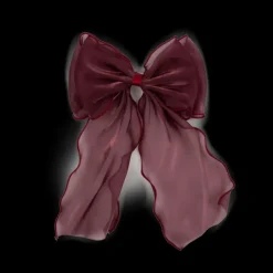 SUI AVA Holly Bow Bordeaux