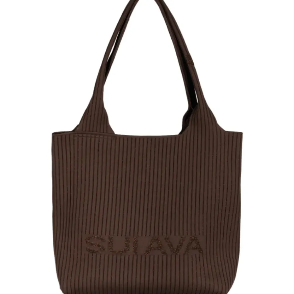 SUI AVA Sui Ava Tote Bag Brown Glitter